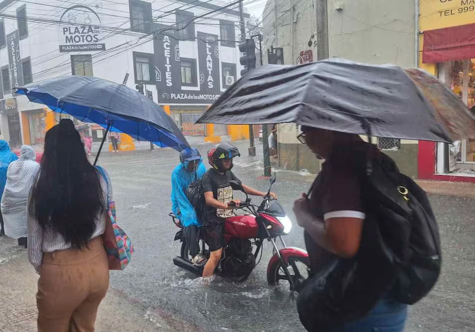 Severas inundaciones en Mérida