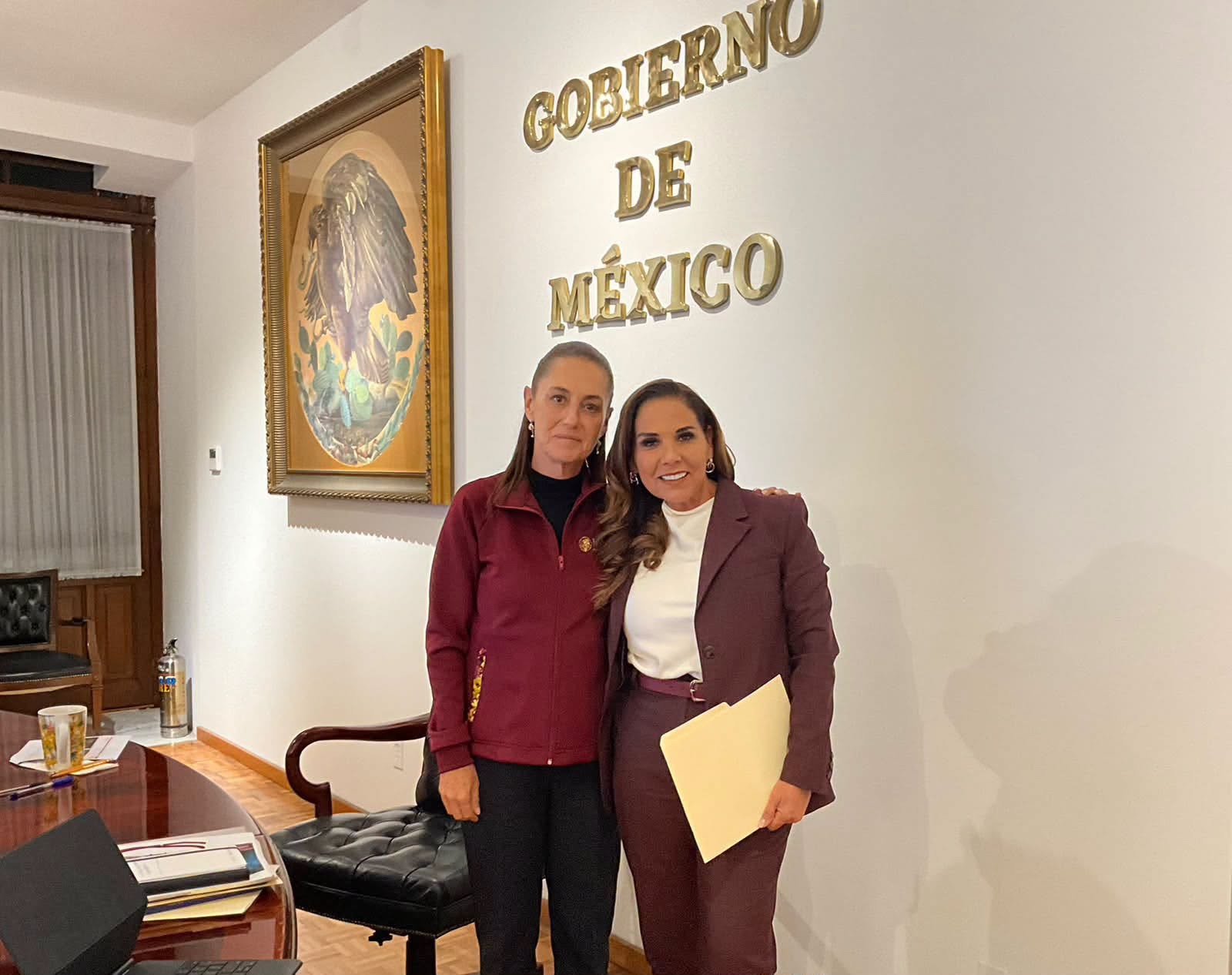 MARA LEZAMA GESTIONA PROYECTOS ESTRATÉGICOS EN PALACIO NACIONAL